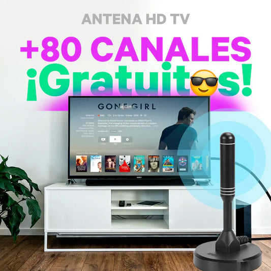 Antena ULTRA HD+80 Canales Gratis